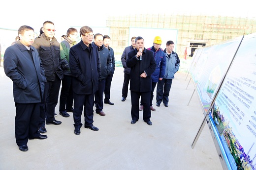 參加市委工作務虛會的領導來公司調研經濟發(fā)展和項目建設